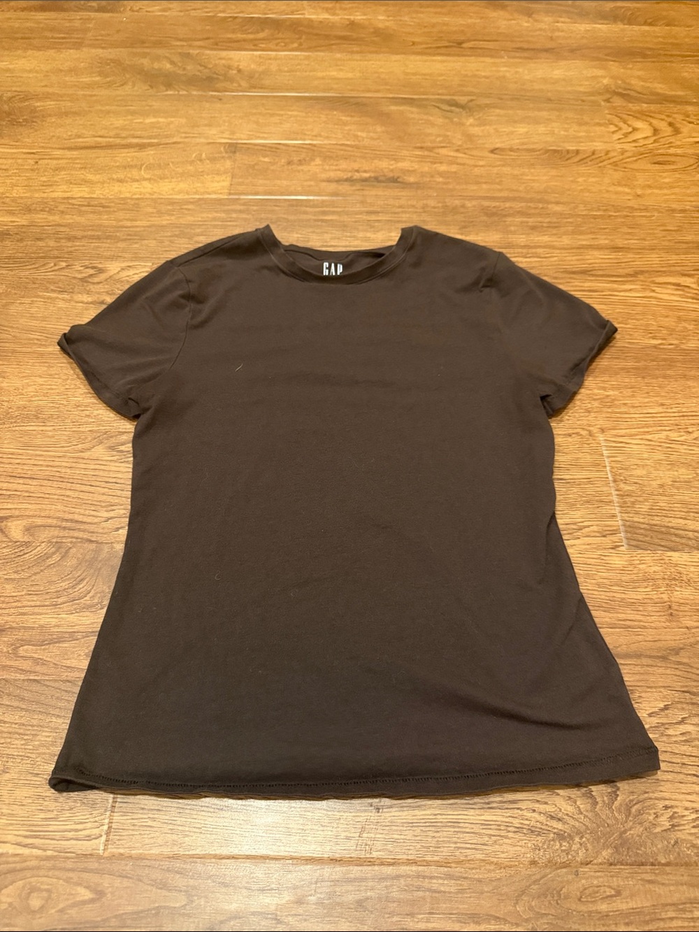 GAP Women's Classic Brown Short-Sleeve Tee